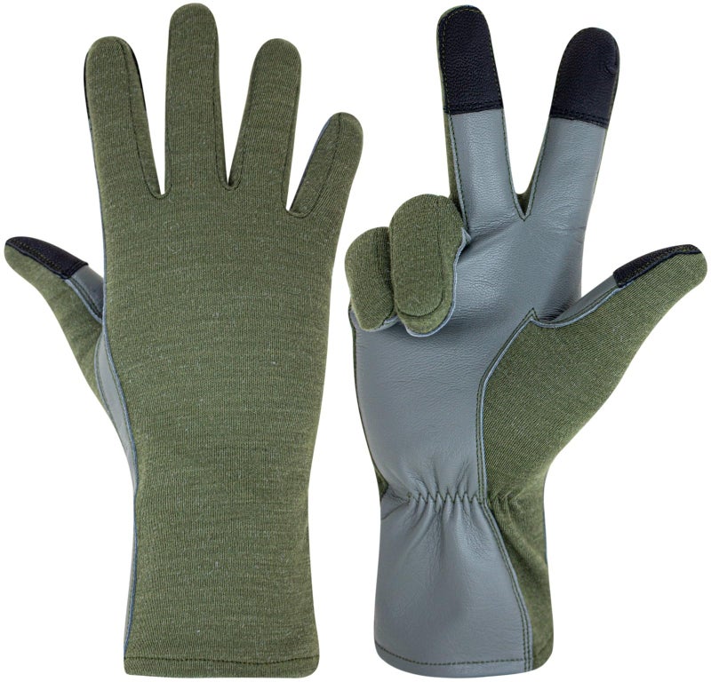 ONETAC OUTDOOR TOUCH SCREEN NOMEX FLIGHT FLYER PILOT OPERATOR DUTY GLOVES (Medium) - Image 3